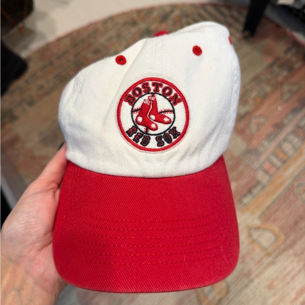 Boston Red Sox Red and White Cap
